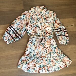 LC Lauren Conrad Button Down Front Short Dress
